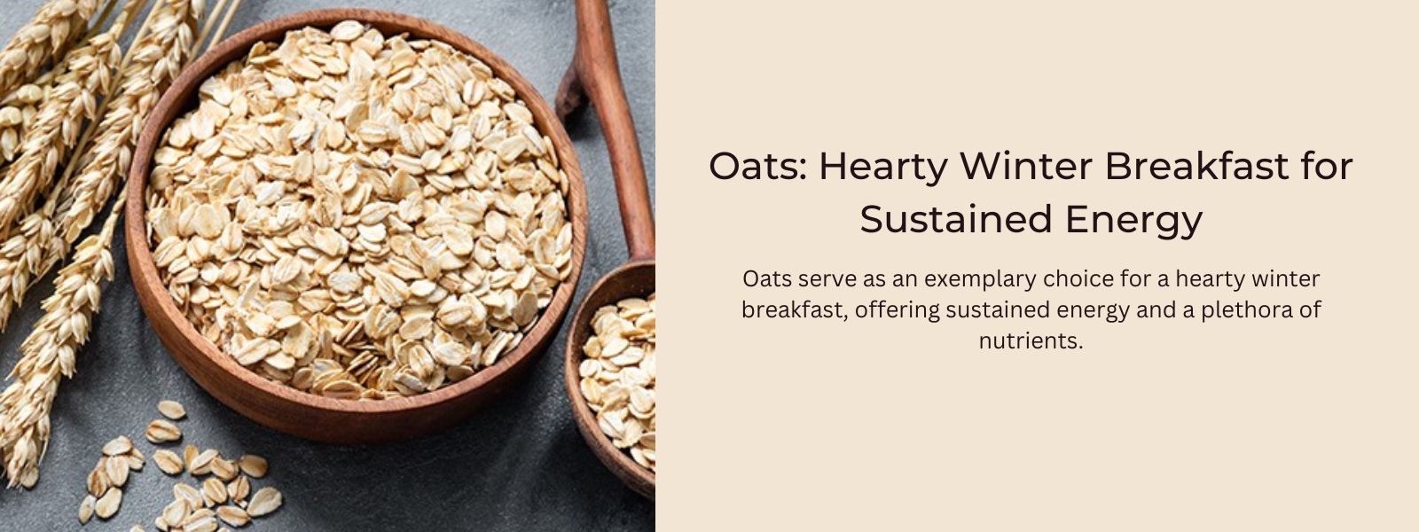 Oats: Hearty Winter Breakfast for Sustained Energy
