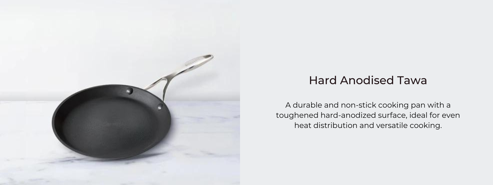 Best Hard Anodised Tawa With Smoothest Food Release PotsandPans