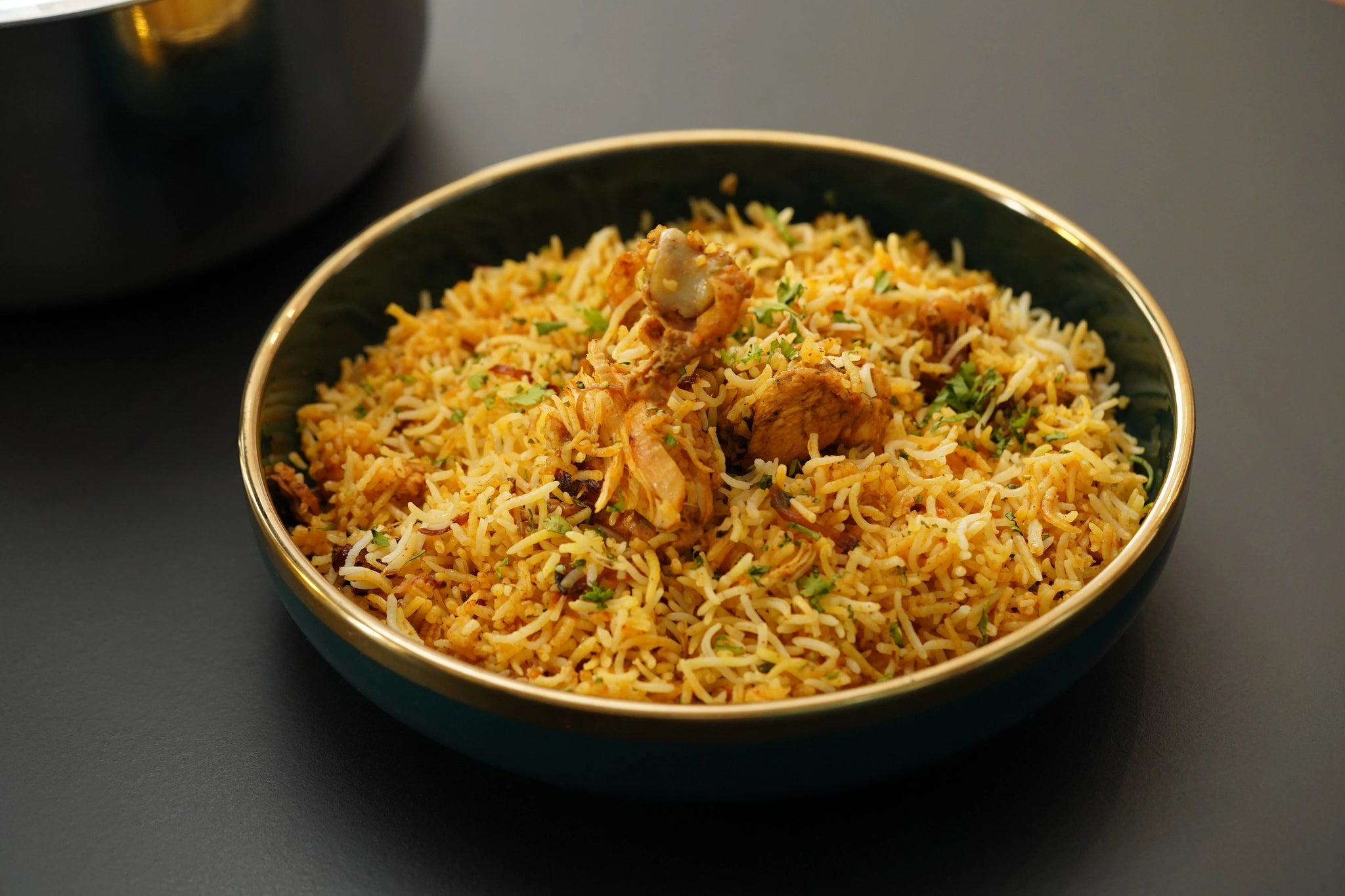 Chicken Biryani: One-pot wonder:perfectly cooked chicken and rice infused with spices