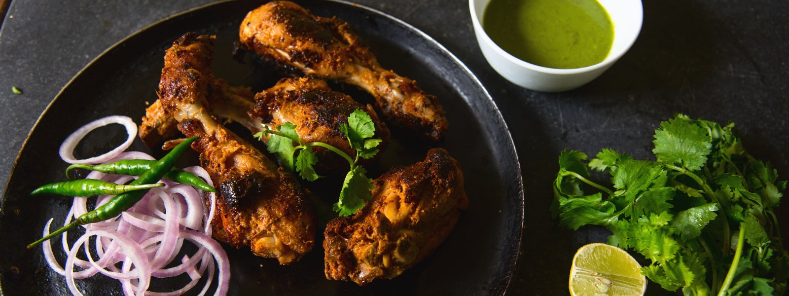 Restaurant-Style Grilled Tandoori Chicken