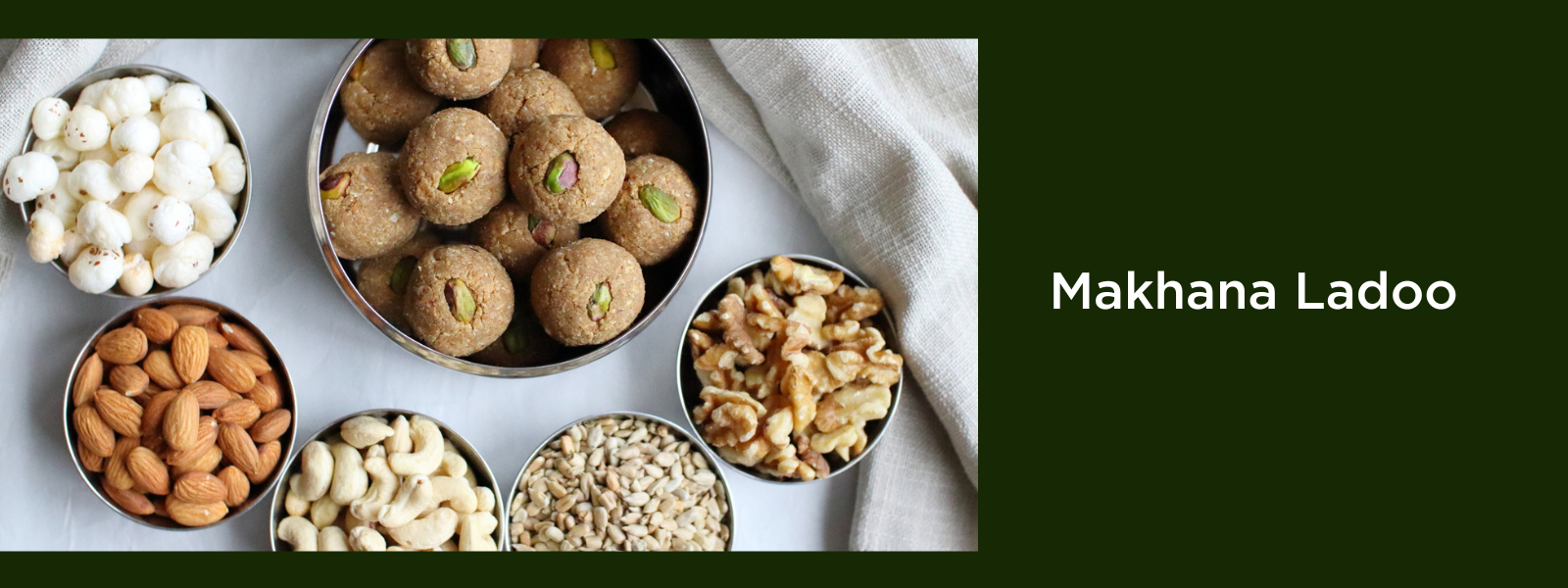 Makhana Ladoo with Gond Katira is surely a must try during Navratri