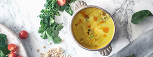 Mango Kadhi With Achaari Pakoda