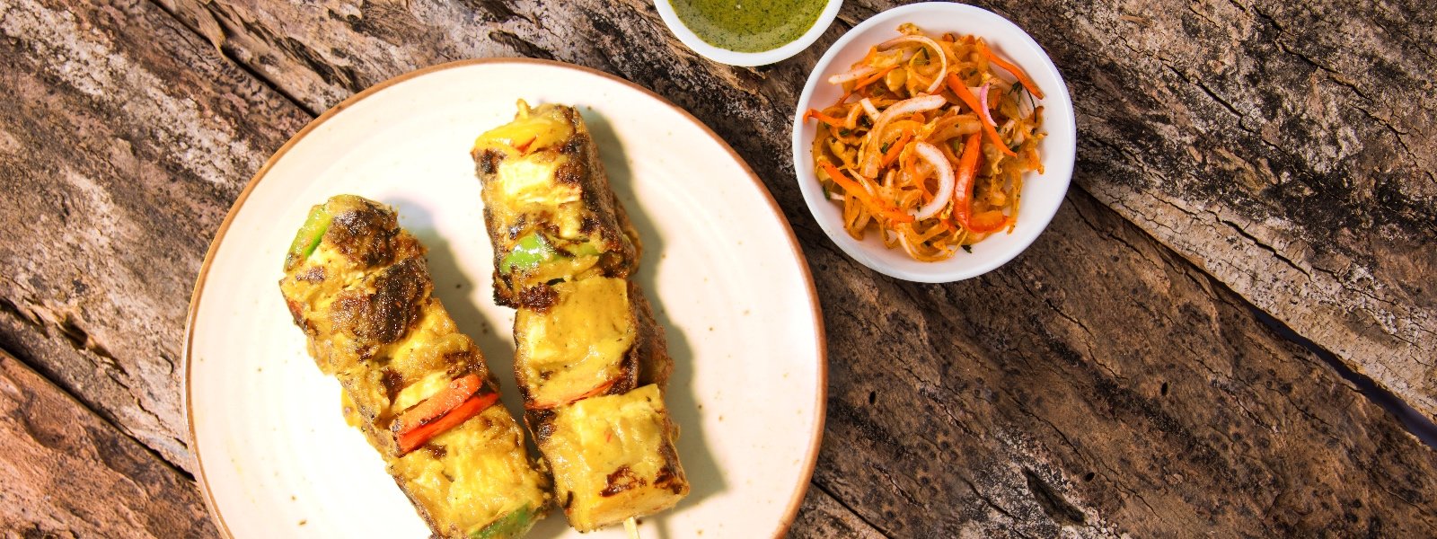 Yellow Thai Curry Paneer Tikka