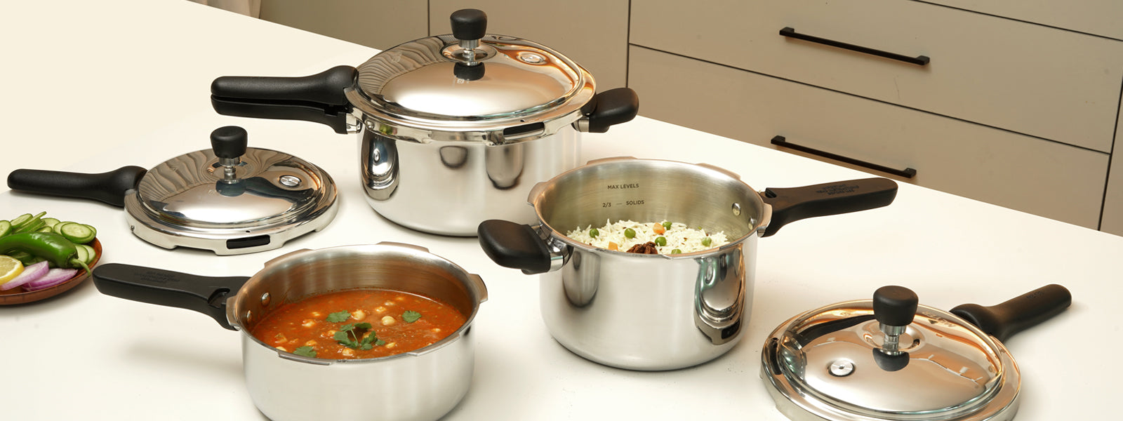1 Litre Steel Cookers: A Guide to Mini Meals - PotsandPans India