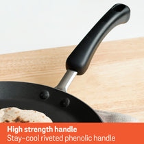 Meyer Flat Tawa Induction, 32cm/3mm Thick, Orange