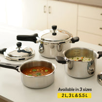 MEYER Presta  3L Tri-ply with Outer Lid Pressure Cooker