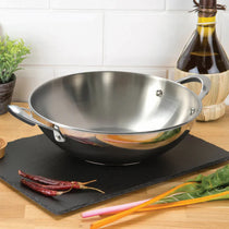 Meyer Select Stainless Steel Kadai 24cm (Induction & Gas Compatible)