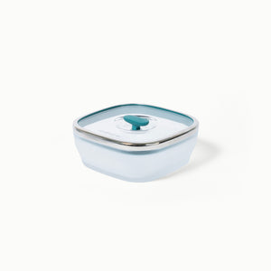 Microwave safe frosted borosilicate glass Anyday dishware- Medium Square Dish