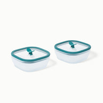 Microwave safe frosted borosilicate glass Anyday dishware- Small Square Dish Set of 2