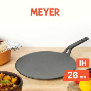 Meyer Pre-Seasoned Cast Iron Flat Dosa Tawa - PotsandPans India