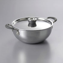 Meyer Trivantage Pro 24cm/3.6L Triply Stainless Steel deep kadhai with lid