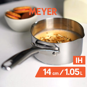 Meyer Select Stainless Steel Milkpan 14cm (Induction & Gas Compatible)