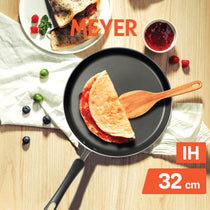 Meyer Flat Tawa Induction, 32cm/3mm Thick, Orange