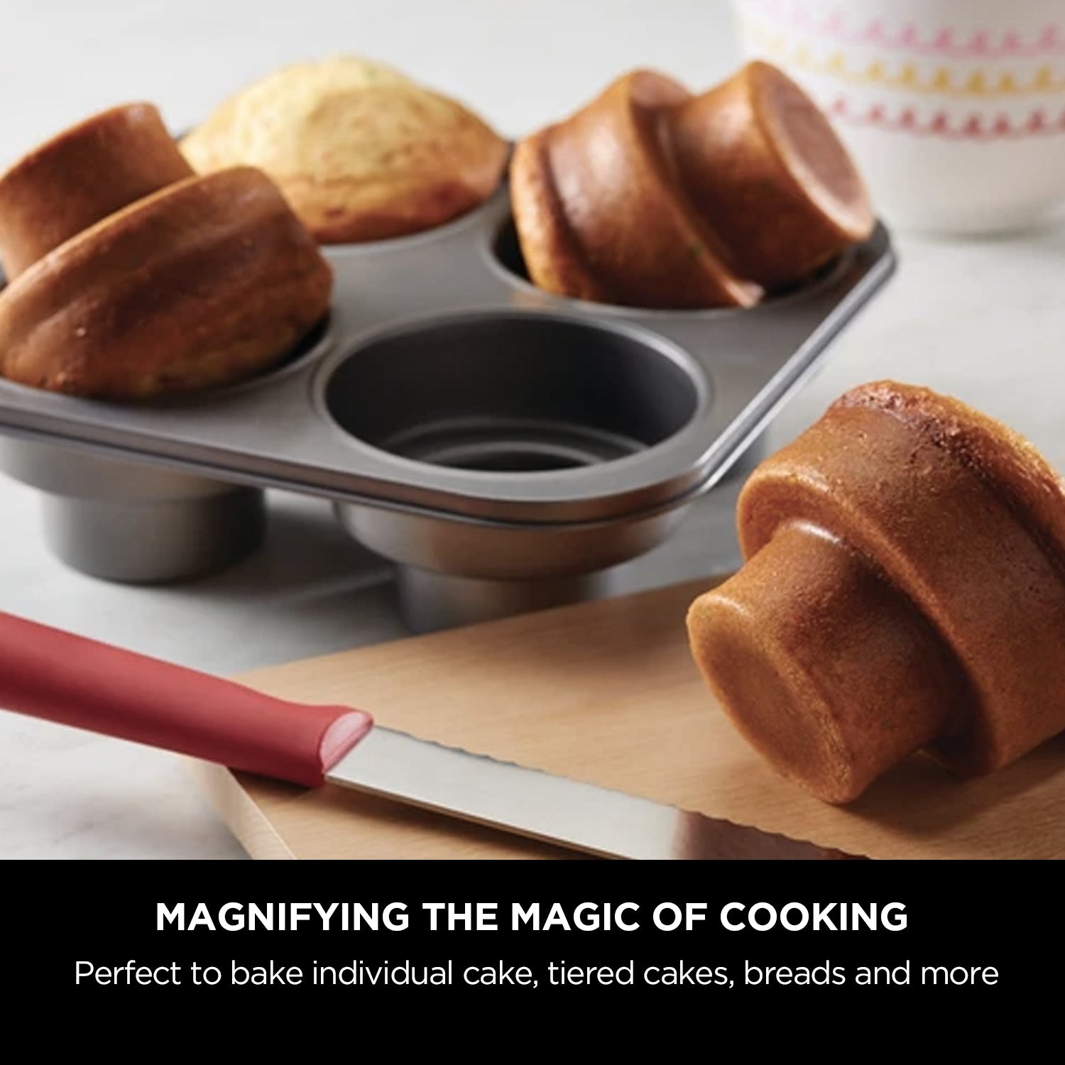 Meyer Bakemaster - 4 Cup 2-Tier Round Cake Pan