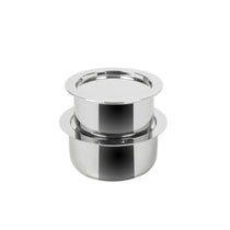 MEYER Trivantage set of 2 Tri-ply Stainless Steel Tope With Lid (14,16cm)