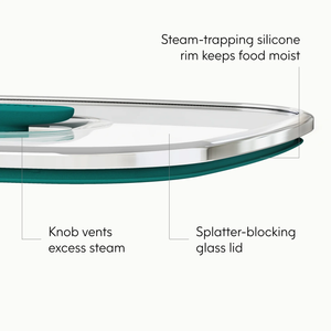 Microwave safe frosted borosilicate glass Anyday dishware- Medium Square Dish