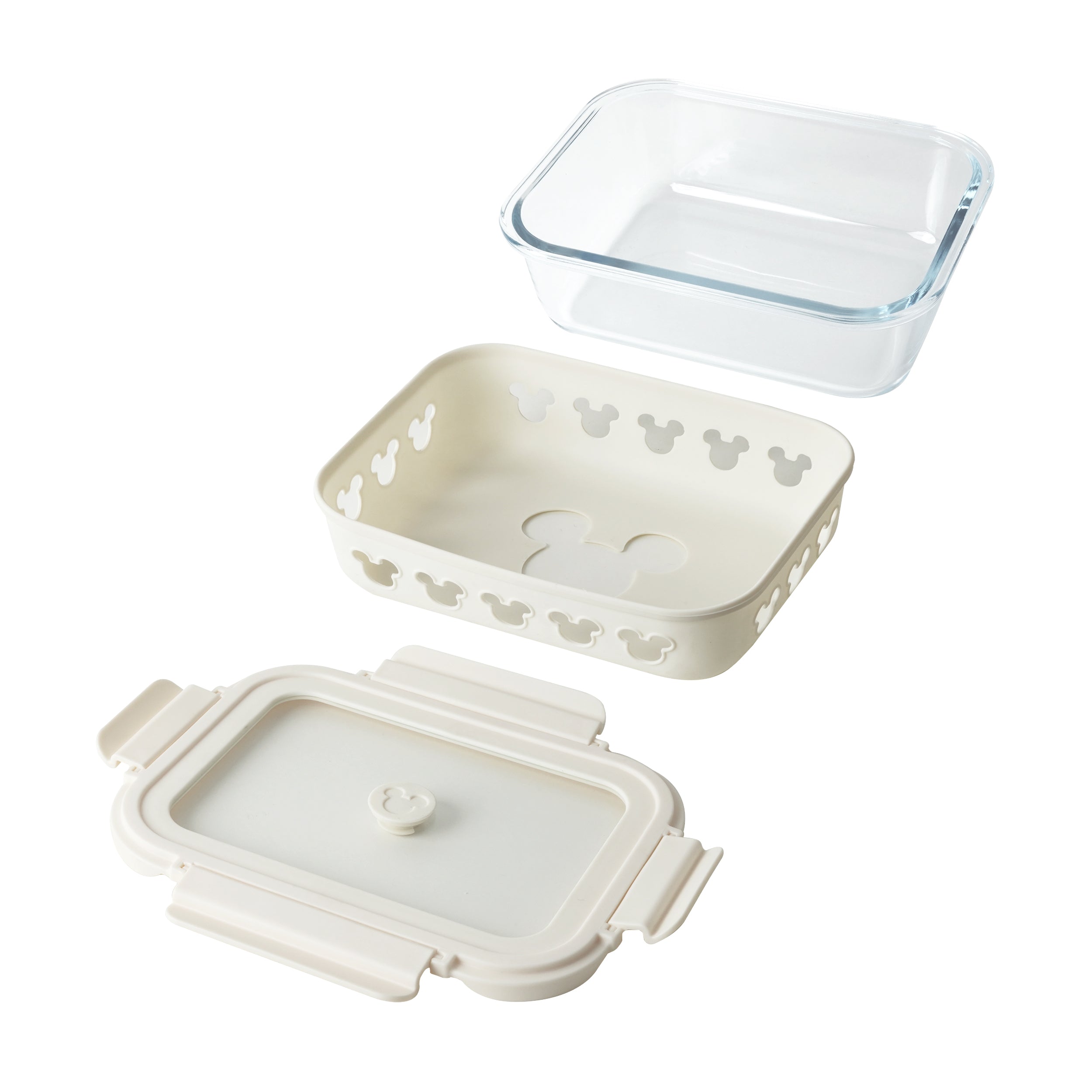 MEYER X Disney Large Rectangle Glass Storage Container with Air Tight