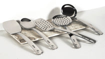 Meyer Stainless Steel Accessories 3 pcs set -  (Slotted Turner, 33cm + Serving Spoon, 32cm  + Ladle, 30cm )