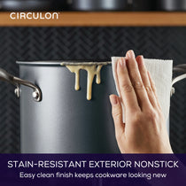 Circulon ScratchDefense A1 Series Nonstick Stockpot with Lid, 24 cm, 7.58 L