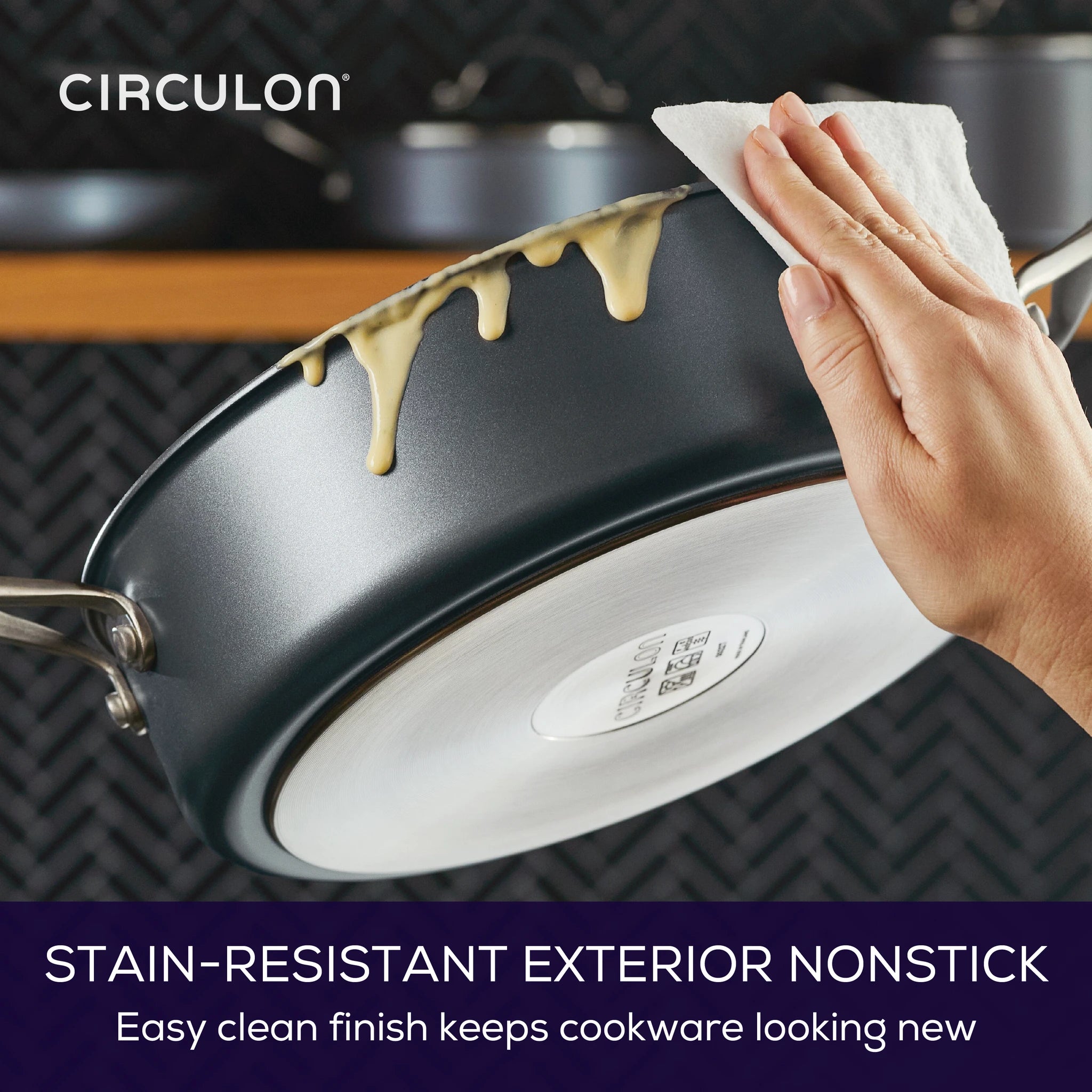 Circulon ScratchDefense A1 Series Nonstick Saute Pan with Lid ,28cm