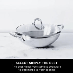 Meyer Select Stainless Steel 5-Piece Cookware Set (Gas and Induction Compatible)