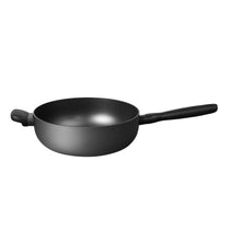 Meyer Bauhaus Nonstick Open Chef's Pan, 26 cm, Dark Grey