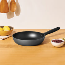 Meyer Bauhaus Nonstick Open Frypan, 24 cm, Dark Grey