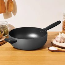 Meyer Bauhaus Nonstick Open Chef's Pan, 26 cm, Dark Grey