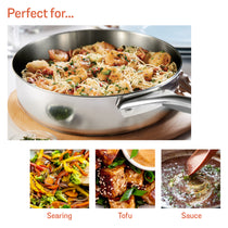 Meyer Select Stainless Steel Sauteuse 20cm (Induction & Gas Compatible)