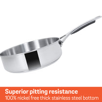 Meyer Select Stainless Steel Sauteuse 20cm (Induction & Gas Compatible)