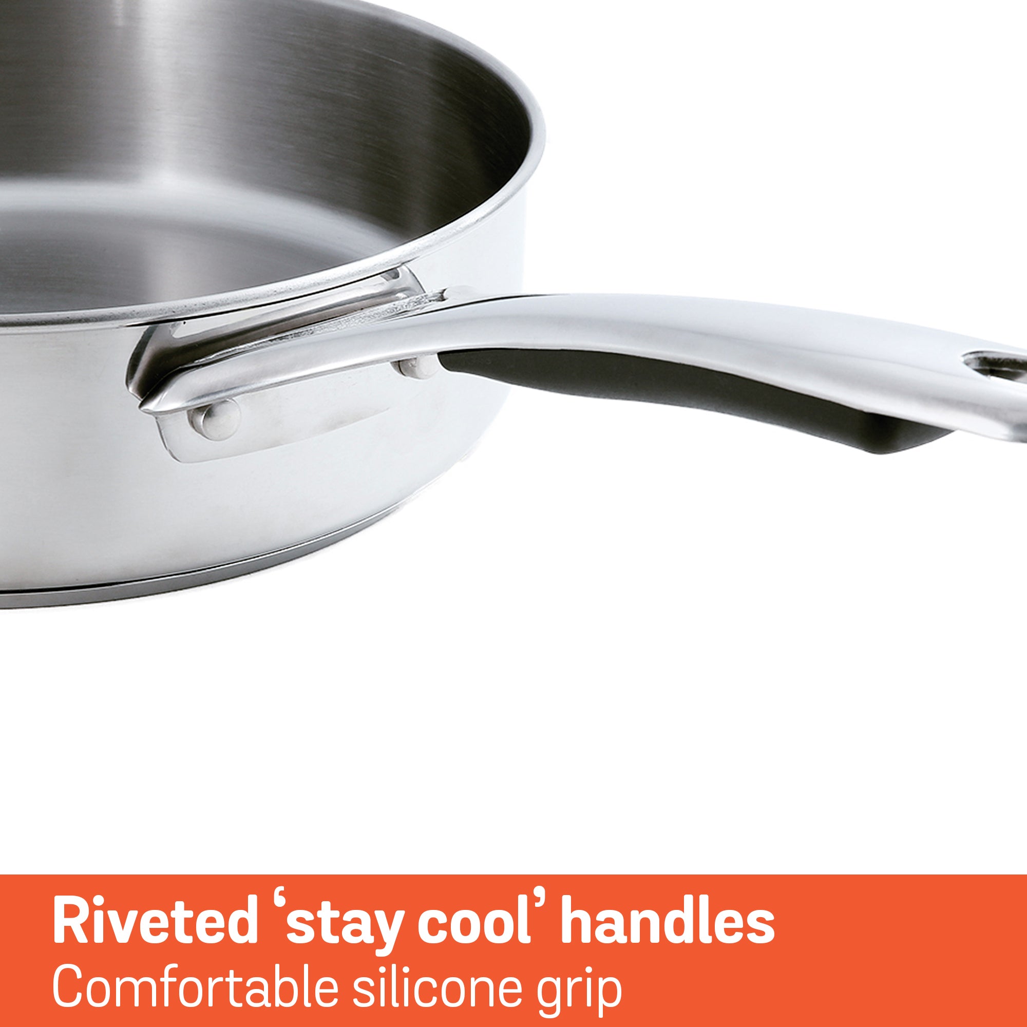 Meyer Select Stainless Steel Sauteuse 20cm (Induction & Gas Compatible)