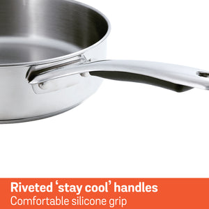 Meyer Select Stainless Steel Sauteuse 20cm (Induction & Gas Compatible)
