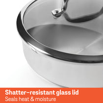 Meyer Select Stainless Steel Sauteuse 20cm (Induction & Gas Compatible)