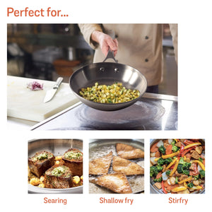 Meyer Select Stainless Steel Frypan, 20cm (Induction & Gas Compatible)