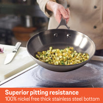 Meyer Select Stainless Steel Frypan, 20cm (Induction & Gas Compatible)