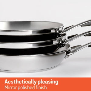 Meyer Select Stainless Steel Frypan, 20cm (Induction & Gas Compatible)