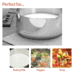 Meyer Select Stainless Steel Milkpan 14cm (Induction & Gas Compatible)
