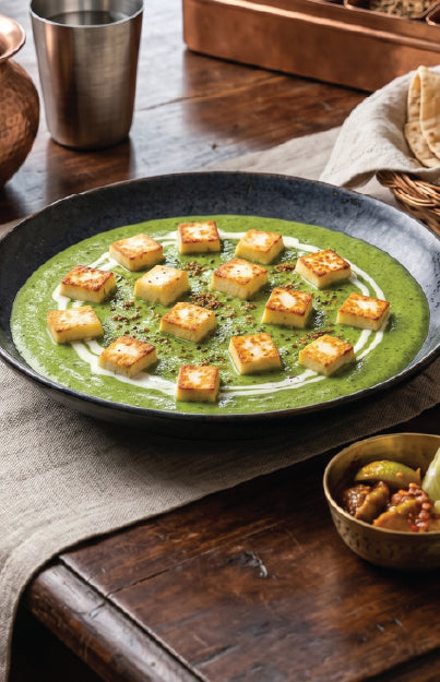 Vrat wale paneer: Paneer in a Creamy Peanut, Ginger and Green Chilli Gravy