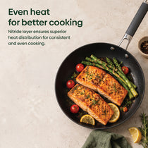 MEYER AEROCAST Light weight Cast Iron 20cm Round Skillet