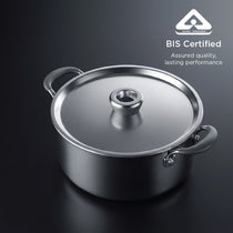 Meyer Trivantage Pro 18cm/2.4L Triply Stainless Steel Casserole with lid