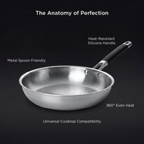 Meyer Trivantage Pro 20cm Stainless Steel Open Frypan