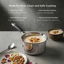 MEYER Trivantage 4pcs Cookware Set (22cm Kadai + 20cm Casserole + 16cm Milkpan + 18cm Tope With Lid)