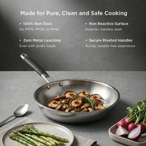 Meyer Trivantage Pro 20cm Stainless Steel Open Frypan
