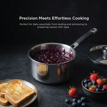 Meyer Trivantage Pro 18cm/2.4L Triply Stainless Steel Saucepan with lid