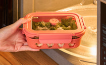 Disney Square Glass and Rectangle Glass Container with Air Tight Detachable Lid
