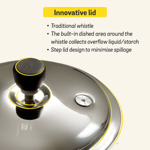 MEYER Presta  3L Tri-ply with Outer Lid Pressure Cooker