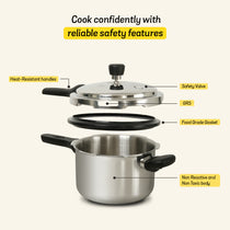 MEYER Presta 5.5L Tri-ply with Outer Lid Pressure Cooker