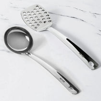 Meyer Stainless Steel Accessories 2 pcs set - ( Ladle, 30cm  + Slotted Turner, 33cm )