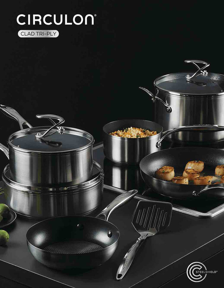 Tri-Ply Clad Nonstick Cookware1