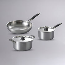 MEYER Trivantage Pro 3pcs Cookware Set (24cm Casserole + 16cm Saucepan + 24cm Frypan)